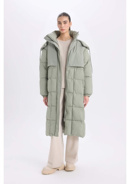 Regular Fit Kapüşonlu Parka C9773AX24WN