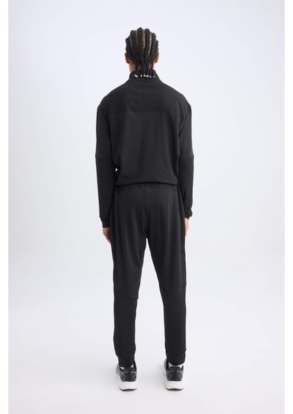 Fit Sporcu Jogger Eşofman Altı Standart Fit Beli Paçası Lastikli Cepli C9174AX24AU