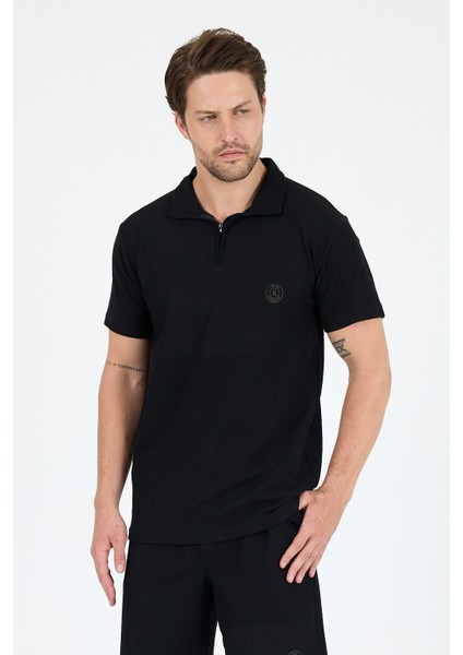 Erkek Kapris Polo Yaka Kısa Kollu T-Shirt – Rahat Kalıp, Nefes Alan Kumaş Erkek T-Shirt 7918 modelleri