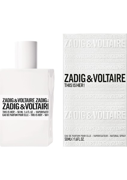Zadig Voltaire This Is Her Bayan Edp 50ml fiyatları
