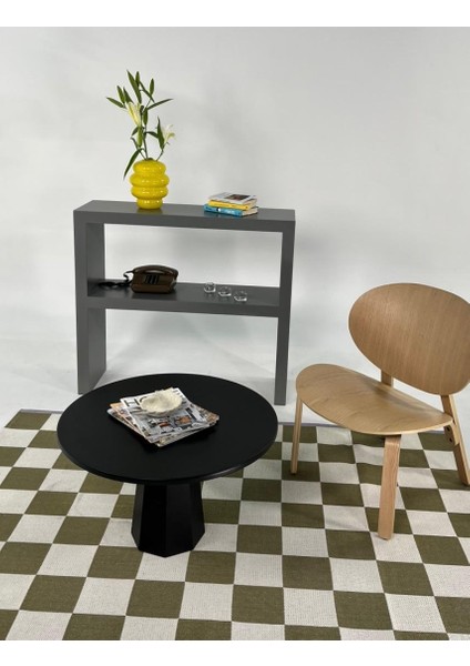 Lilyum Mantar Orta Sehpa Siyah