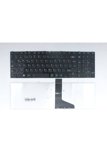 Toshiba ile Uyumlu Qosmio X870-13L Uyumlu Laptop Klavye Siyah Çerçeveli
