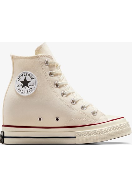 Chuck 70 Wedge Unisex Krem Platform SNEAKER.286 modelleri