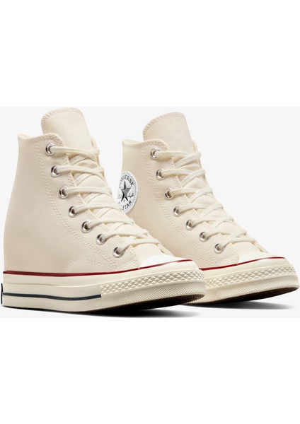 Chuck 70 Wedge Unisex Krem Platform SNEAKER.286 fırsatları