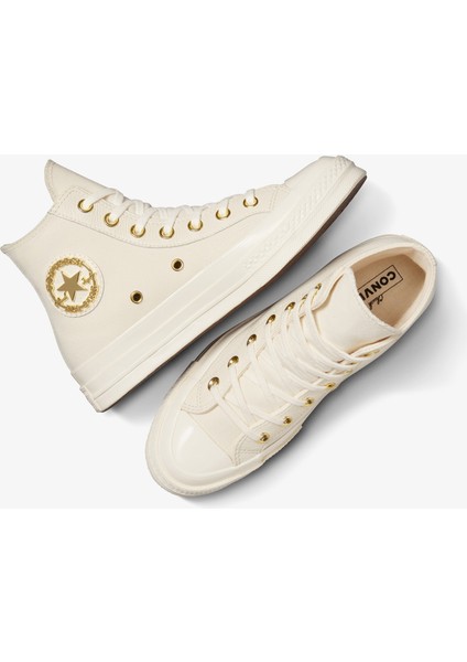 Chuck 70 Taylored Lux Unisex Krem SNEAKER.286 indirimleri