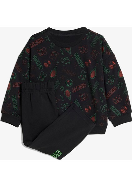 I Dy Unisex Siyah Eşofman Takımı.-