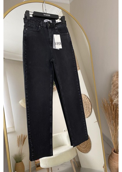 Karol Premium Kalite Paça Kesik Mom Fit fırsatları