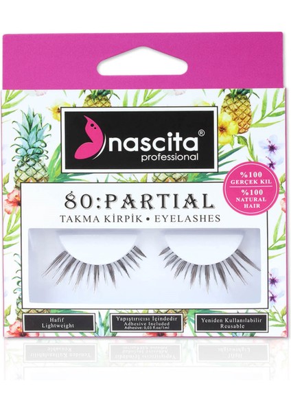 Parçalı Takma Kirpikler - 80