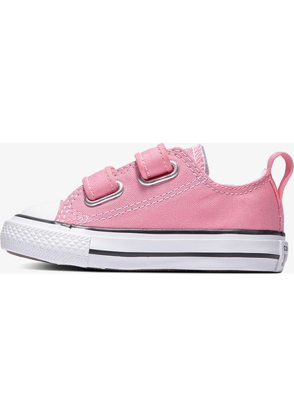 Chuck Taylor All Star 2V Hook And Loop Bebek Pembe SNEAKER.650 modelleri