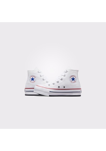 Chuck Taylor All Star Eva Lift Canvas Platform Çocuk Beyaz SNEAKER.102 modelleri