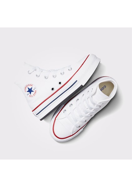 Chuck Taylor All Star Eva Lift Canvas Platform Çocuk Beyaz SNEAKER.102 fırsatları