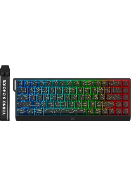ACE68 E-Sport White Topographic %65 Hall Effect Uranus Manyetik Switch Esports Rgb Hotswap Mekanik Gaming Klavye (MC-ACE68-16) fırsatları