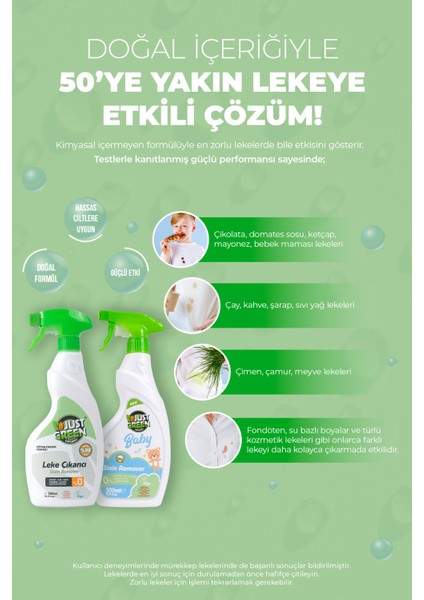 Baby Leke Çıkartıcı - Bebekler Için %100 Doğal ve %100 Bitkisel Temizlik, 500 ml Yerli Üretim, Vegan