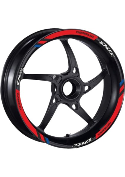 Honda M Power Kırmızı Dio Uyumlu 1 Set Jant Şeridi