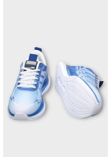 Erkek Günlük Koşu Yürüyüş Spor Ayakkabı Saks - Beyaz fırsatları