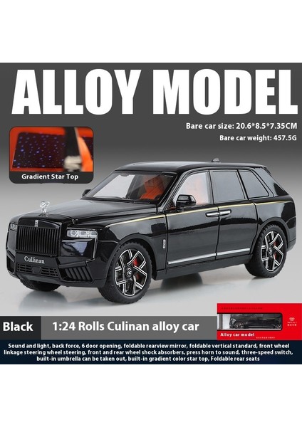 Ovozı Rolls Royce Alaşımlı Araba Modeli Koleksiyonluk Süs Hediyesi (Yurt Dışından)