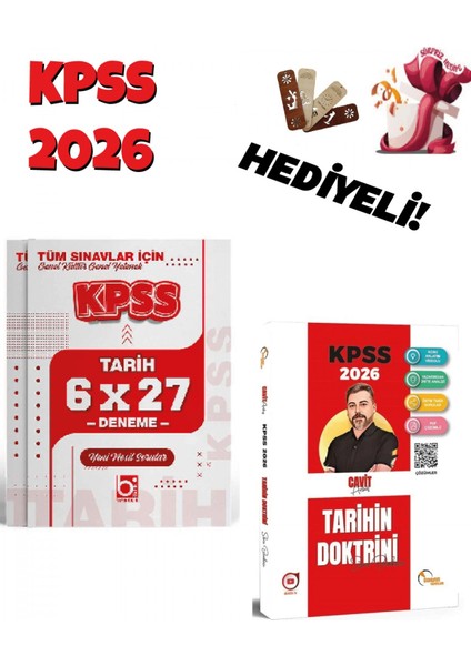 2026 Kpss Tarihin Doktrini Soru Bankası ve Deneme Seti 2 Kitap Bi