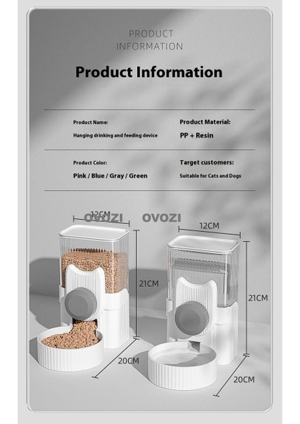 Ovozı Pet Otomatik Içme ve Besleme Cihazı (Yurt Dışından) fırsatları