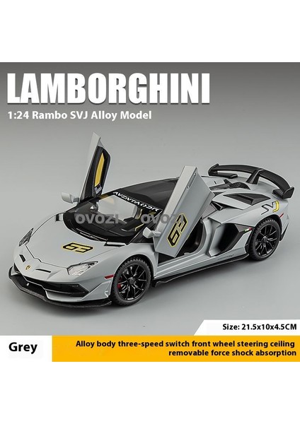 Ovozı Lamborghini Alaşımlı Araba Modeli Koleksiyon Süsü Hediye (Yurt Dışından)