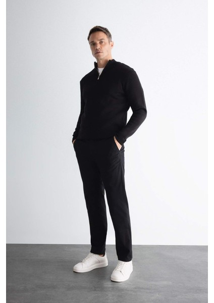 Kanvas Chino Pantolon Normal Kesim 4 Cepli Pamuklu Esnek Düz Paça C9440AX24AU