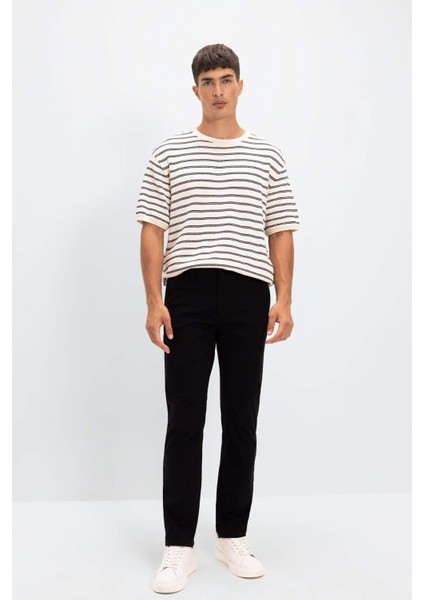 Kanvas Chino Pantolon Normal Kesim 4 Cepli Pamuklu Esnek Düz Paça C9440AX24AU
