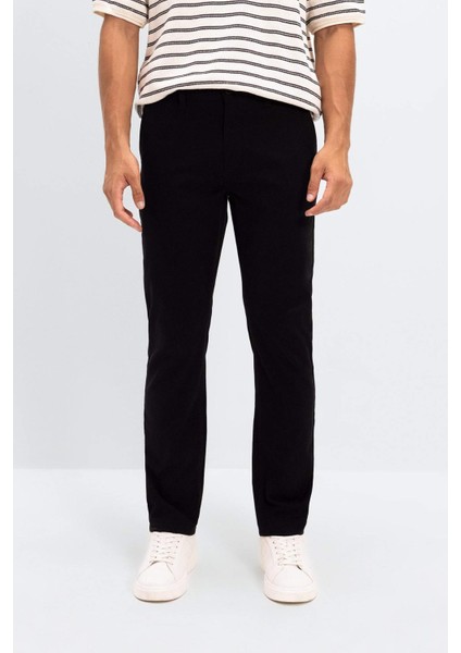 Kanvas Chino Pantolon Normal Kesim 4 Cepli Pamuklu Esnek Düz Paça C9440AX24AU