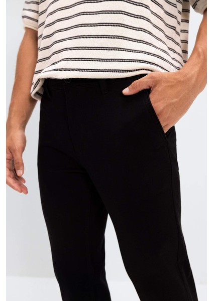 Kanvas Chino Pantolon Normal Kesim 4 Cepli Pamuklu Esnek Düz Paça C9440AX24AU