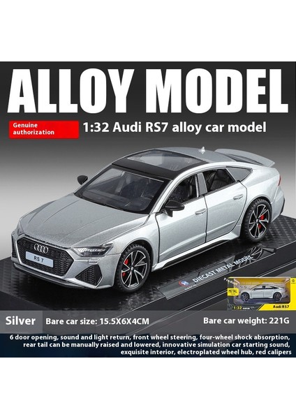 Ovozı Audi Alaşımlı Araba Modeli Koleksiyon Süsü Hediyesi (Yurt Dışından)