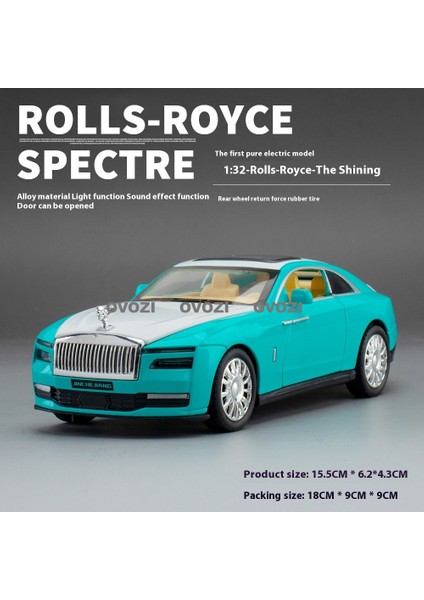 Ovozı Rolls Royce Alaşımlı Araba Modeli Koleksiyonluk Süs Hediyesi (Yurt Dışından)