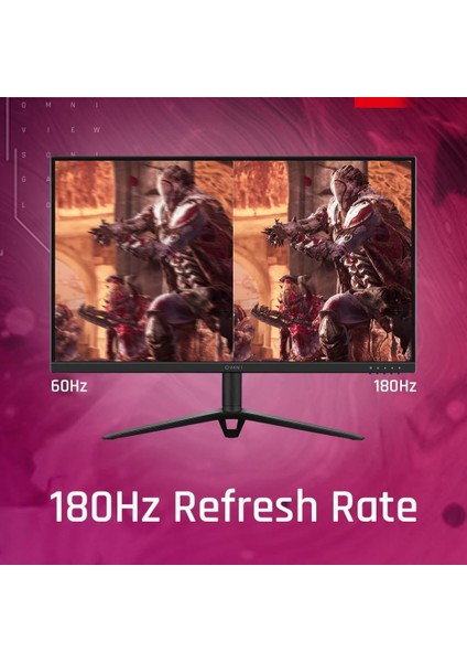 Omni VX2428J 23.8" 0.5 Ms Full Hd Pivot IPS 180 Hz Oyuncu Monitörü - Teşhir