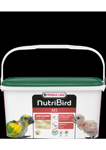 Nutrıbırd A21 Elle Yetiştirme Maması 3kg Sptgl