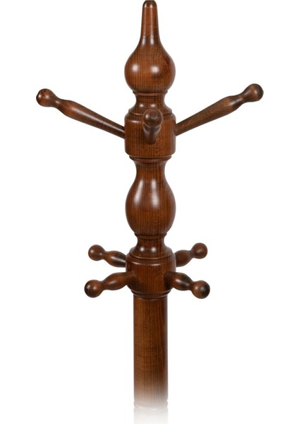 Ahşap Tornalı Askılık Ceviz