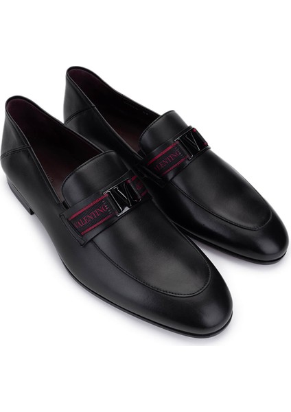Valentıno Erkek Hakiki Deri Siyah Loafer Ayakkabı 667 20090 Erk Ayk Y23 Black fiyatları