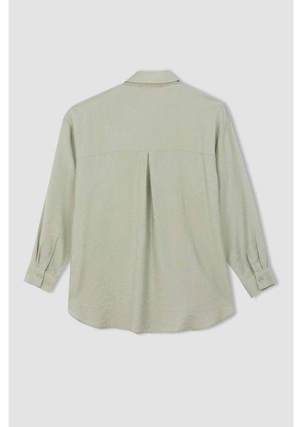 Relax Fit Uzun Kollu Tesettür Gömlek Tunik C8855AX24SM