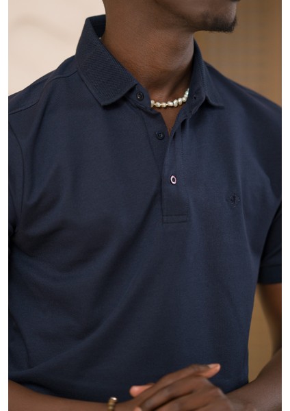 Örme Polo Yaka Regular Fit Pamuklu ve Likralı T-Shirt fiyatları