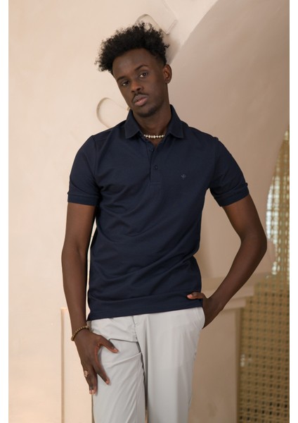 Örme Polo Yaka Regular Fit Pamuklu ve Likralı T-Shirt modelleri