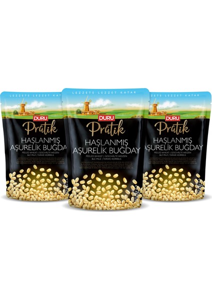 3'lü Haşlanmış Aşurelik Buğday (3x250 gr)