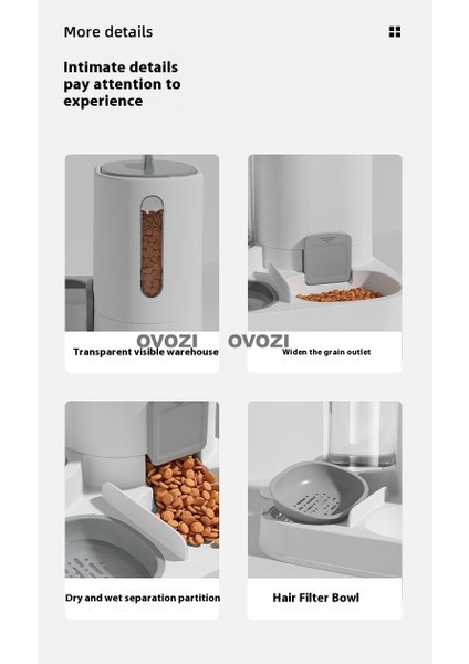 Ovozı Pet Otomatik Içme ve Besleme Cihazı (Yurt Dışından) fiyatları