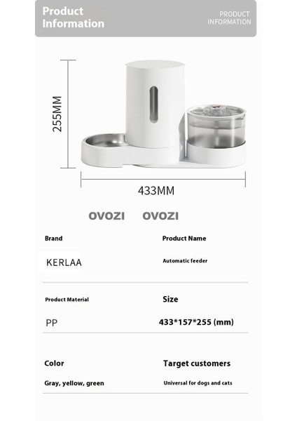 Ovozı Otomatik Evcil Hayvan Besleyici (Yurt Dışından) fiyatları
