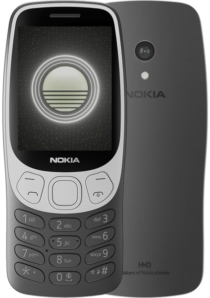 3210 Tuşlu Cep Telefonu Siyah (2 Yıl Türkiye Distribütör Garantili)
