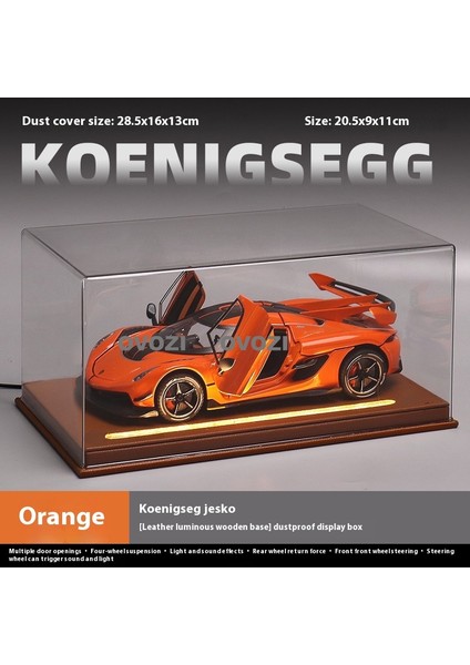 Ovozı Koenigsegg Alaşımlı Araba Modelleri Koleksiyon Hediyeleri (Yurt Dışından)