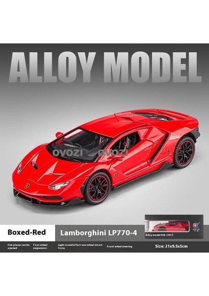 Ovozı Lamborghini Alaşımlı Araba Modeli Koleksiyon Süsü Hediye (Yurt Dışından)