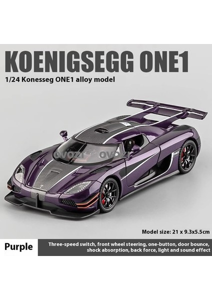 Ovozı Koenigsegg Alaşımlı Araba Modelleri Koleksiyon Hediyeleri (Yurt Dışından)
