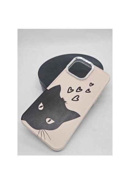 IPHONE 14 Özel Kedi Tasarımlı Lüks Silikon Kılıf fiyatları