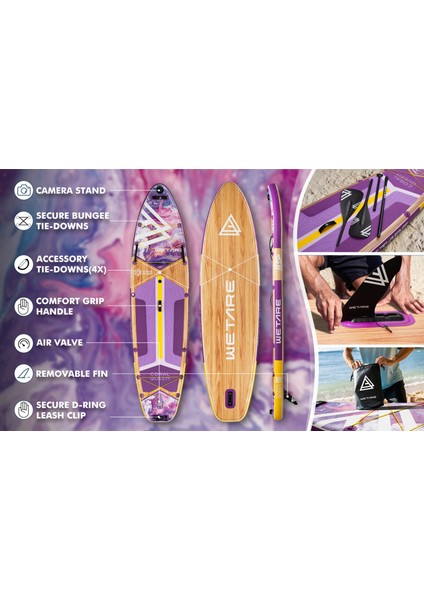 Coral Queen Purple Şişme Stand-Up Paddle Board