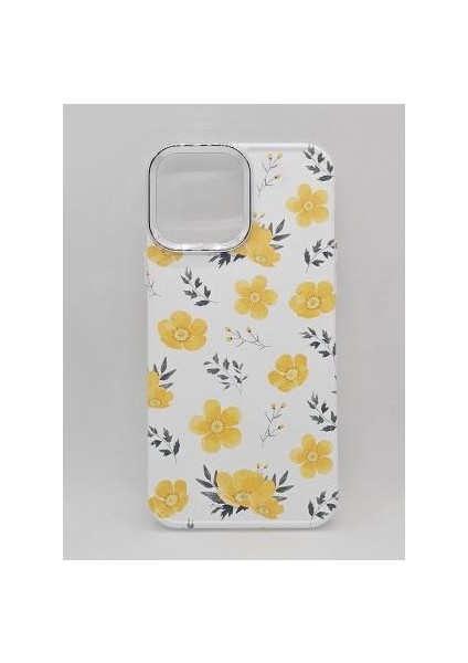 IPHONE 11 Özel Çiçek Tasarımlı Lüks Silikon Kılıf