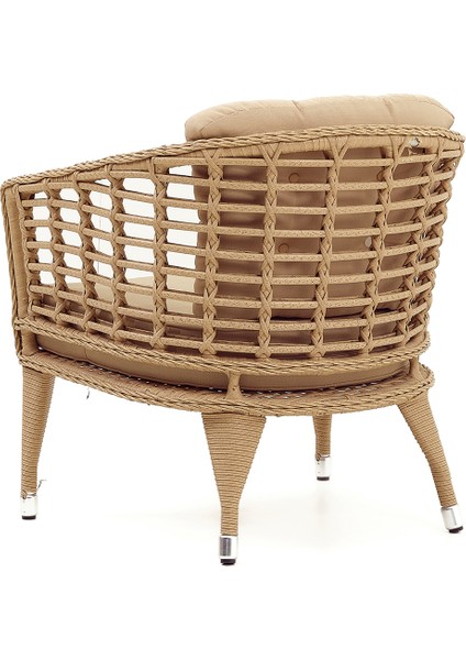 Linda Rattan Bahçe Balkon Oturma Grubu (3+1+1+MASA) indirimleri