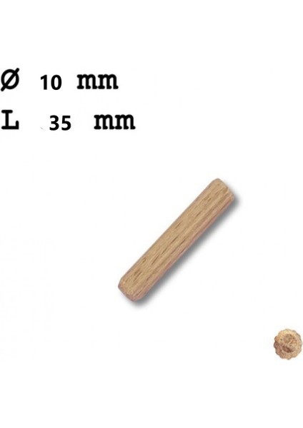 Kavela, Ahşap Yivli Kavela Pimi 10X35MM 50 Adet modelleri