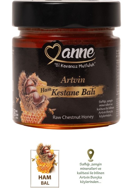 Artvin Ham Kestane Balı 275 gr (Yöresel, Ham Bal)