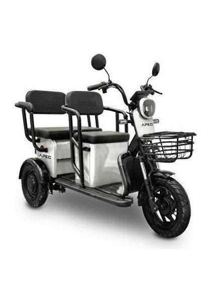 4M408-9900A-17 Apm5 Elektrıklı Moped Sedeflı Beyaz